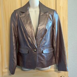 NEW. WORTHINGTON National Leather Jacket. Size S.